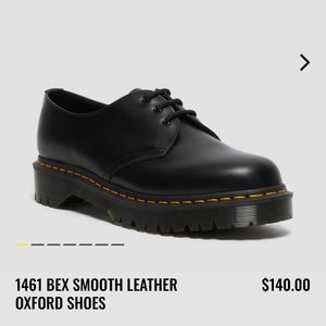 1461 Bex Smooth Leather Oxford Shoes